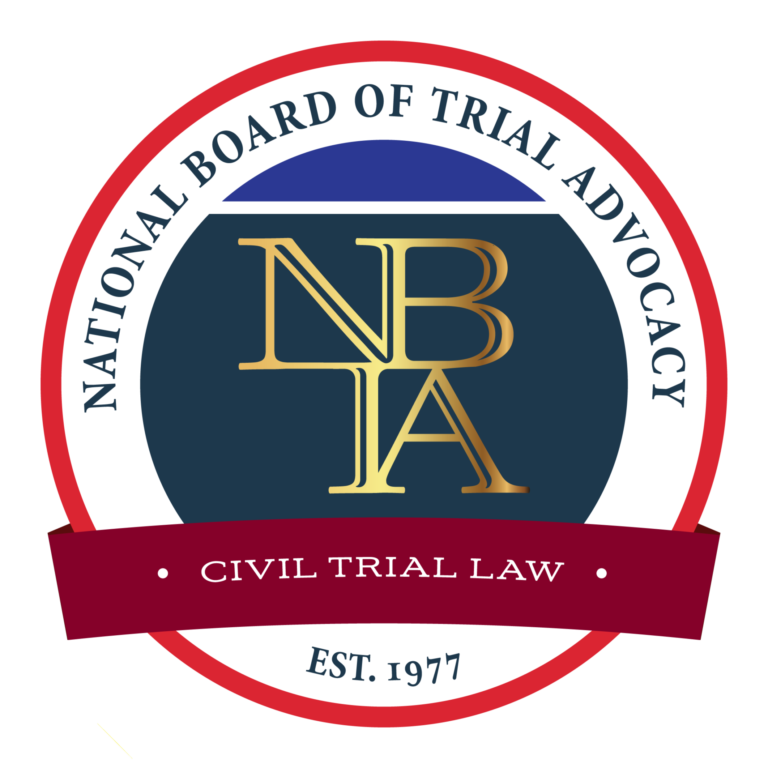 Certified Civil Trial Law - National Board of Trial Advocacy